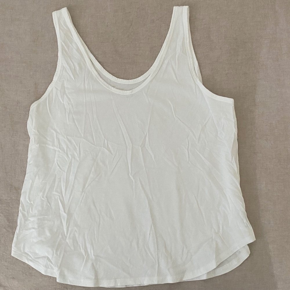 White Cotton Tank